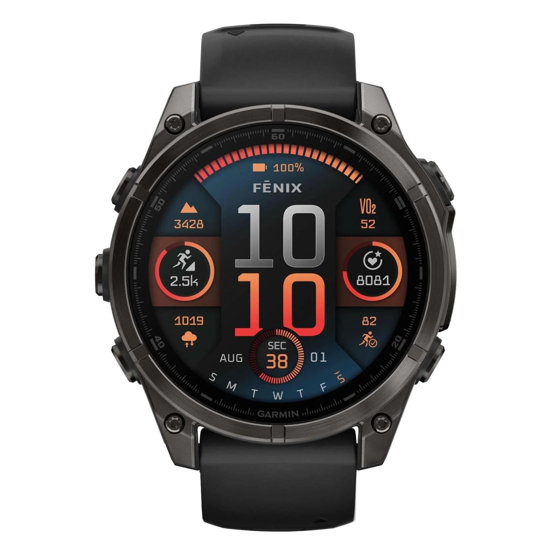 Смарт-часы Garmin Fenix 8 [47mm] черный