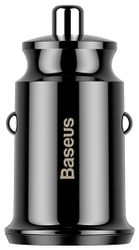 Автомобильное ЗУ Baseus Grain Car Charger 3.1A dual-USB черный