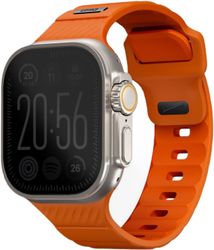 Uniq для Apple Watch 49/45/44/42 mm ремешок STRIDE FKM Rubber Volt Orange