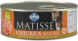 Влажный корм мусс с курицей для кошек 85гр Farmina Matisse