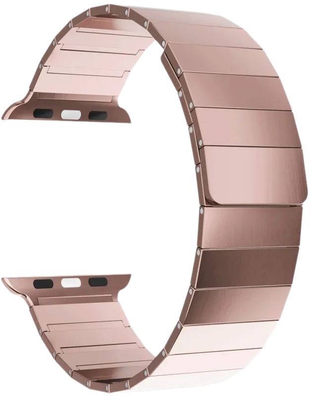 Ремешок из нержавеющей стали для Apple Watch 42/44/45/49 mm LYAMBDA CALLISTO DSG-37-44-PK Pink