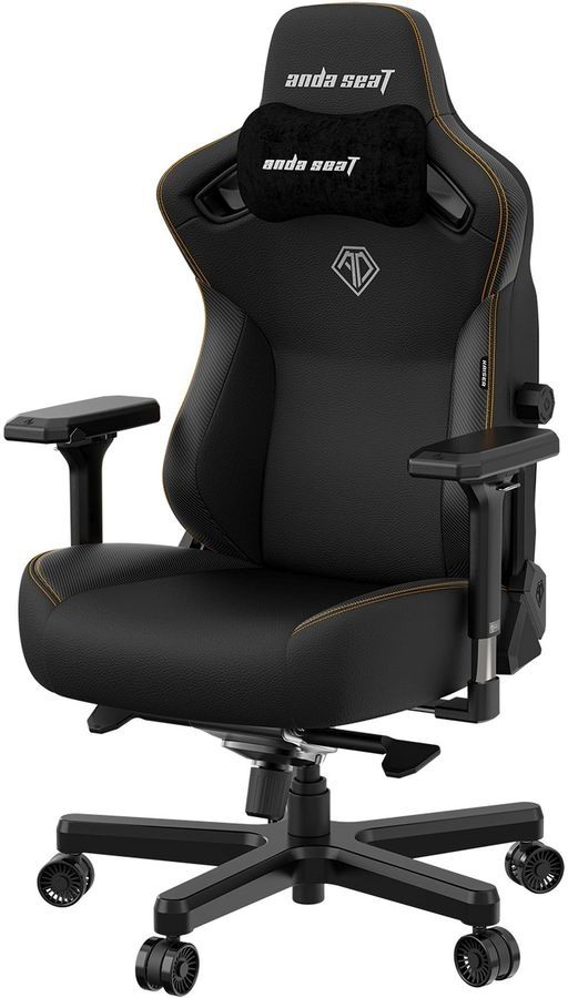 Кресло игровое AndaSeat Kaiser 3 (AD12YDC-L-01-B-PVC) черный