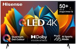 Телевизор Hisense 85E7NQ 85" (215 см) черный