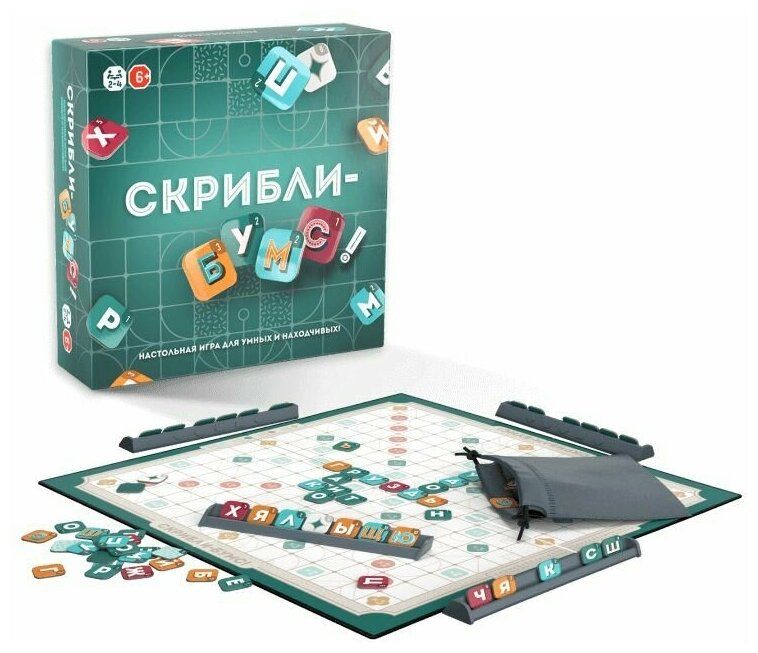 Настольная игра логическая Скрибли-Бумс! 6+ Hasbro