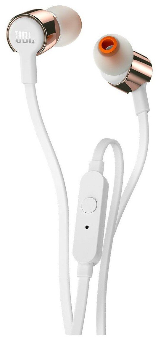 Проводные наушники JBL T210 белый