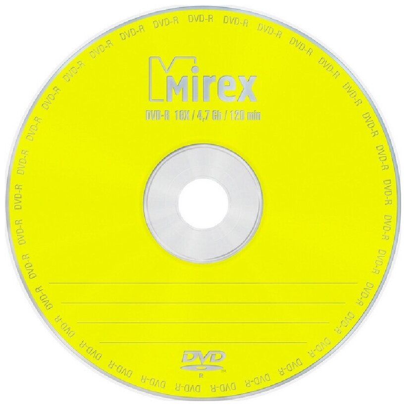 Диск Mirex DVD-R 4,7 Гб 1 штука