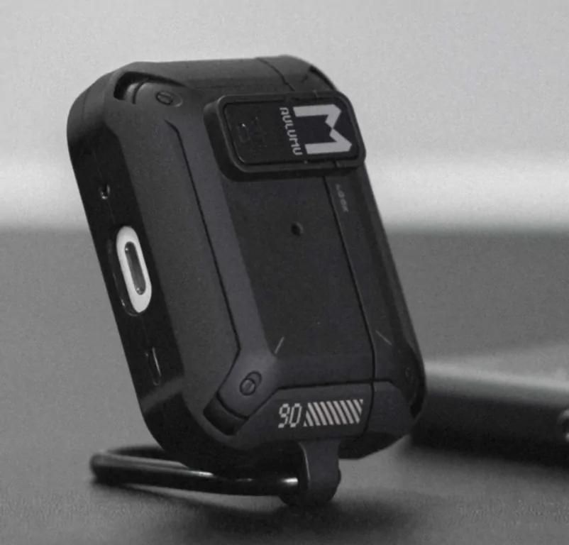 Чехол Aulumu для AirPods Pro 1/2 черный