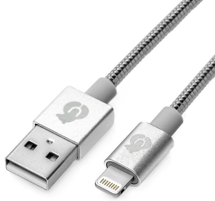 Кабель USB  - Lightning uBear DC06SL01-L 1,2 м, серебристый