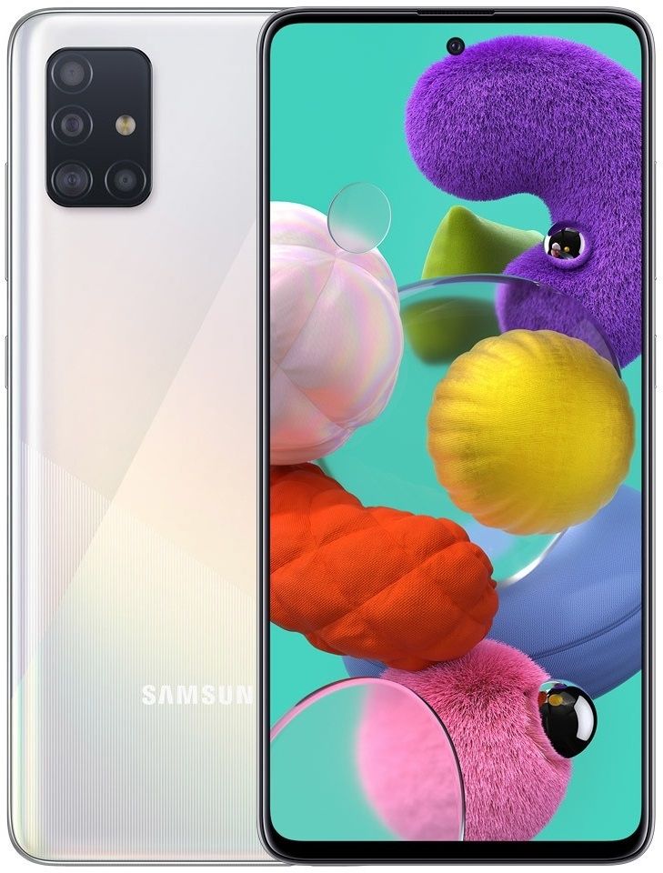 Смартфон Samsung Galaxy A51 64 Гб белый