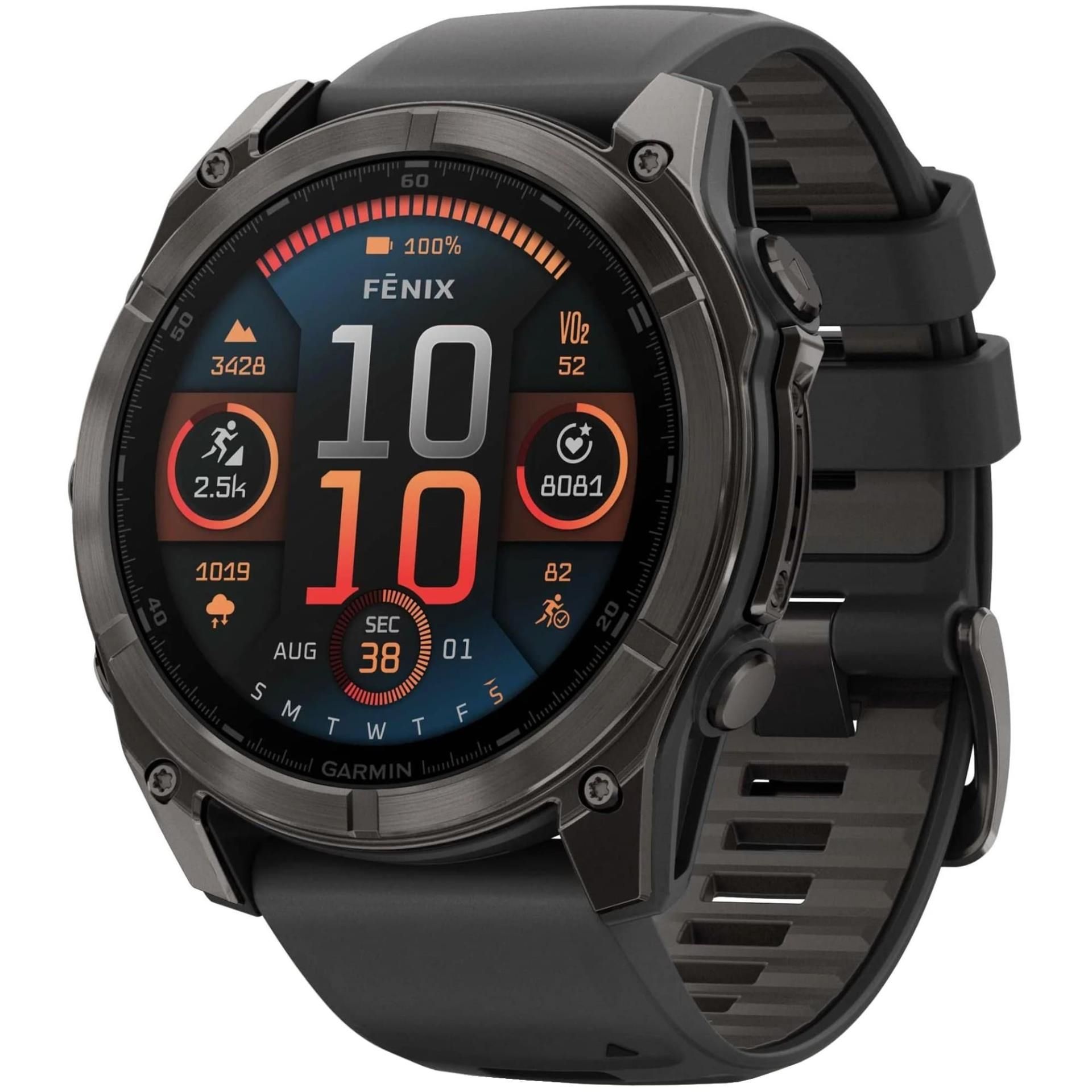 Смарт-часы Garmin Fenix 8 [51mm] черный