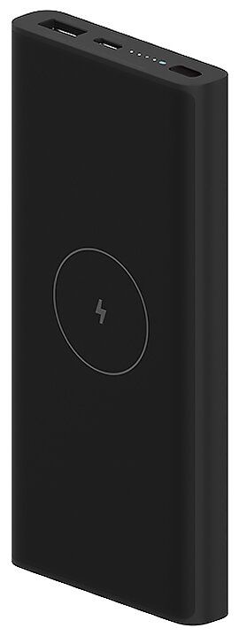 Портативное ЗУ Xiaomi Mi wireless power bank 10 000 mAh черный