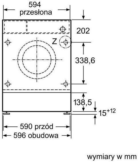 Встраиваемая стиральная машина Bosch WIW28542EU