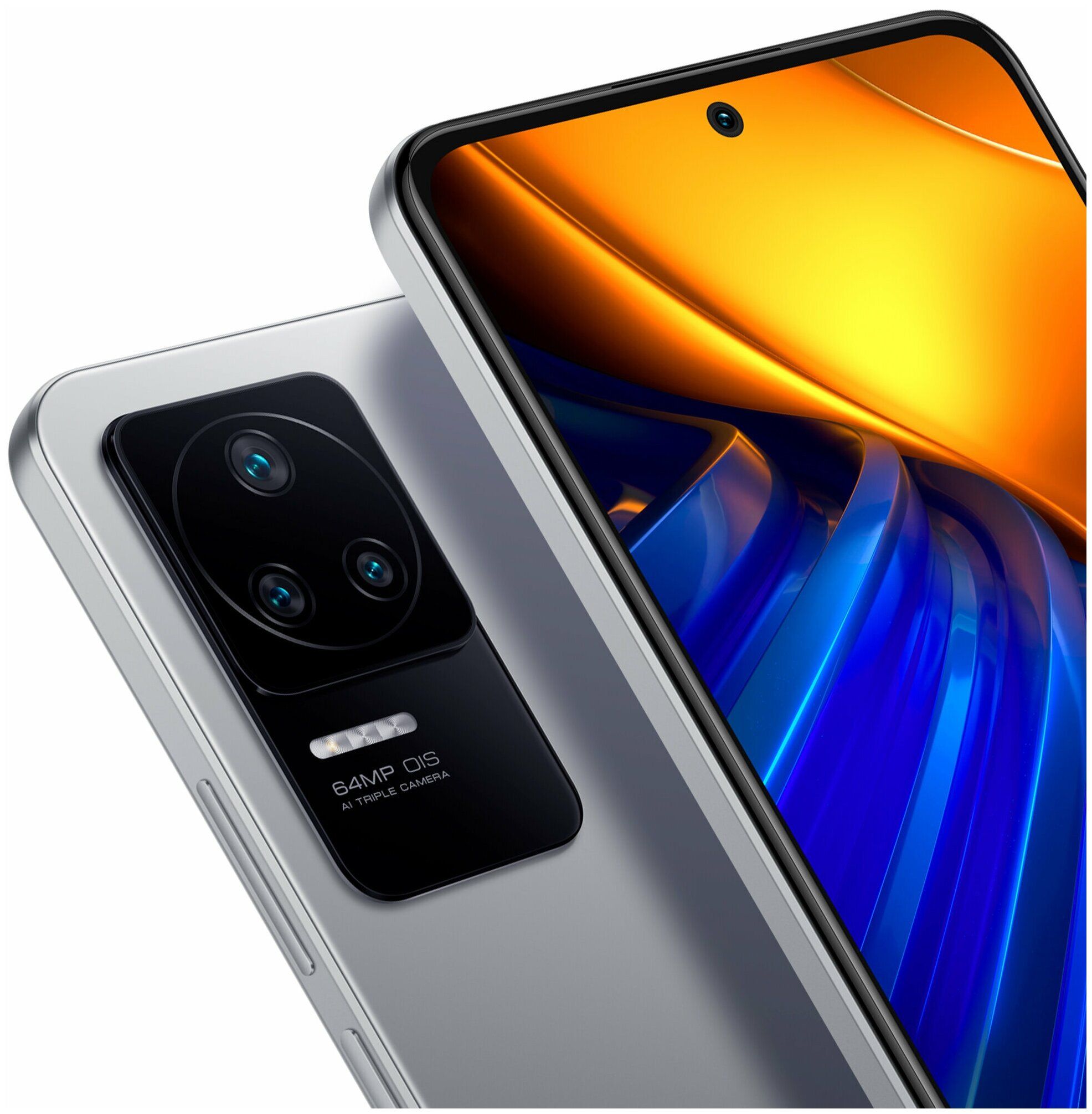 Смартфон POCO F4 256 Гб серебристый