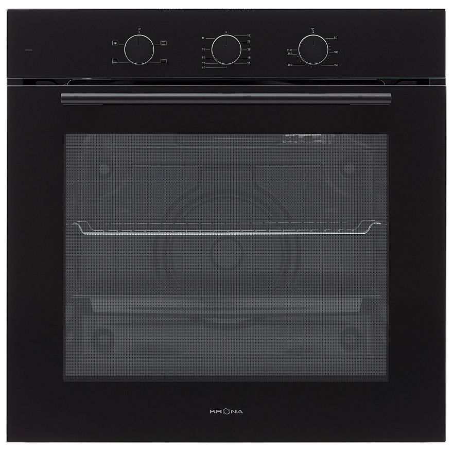Духовой шкаф KRONA ELEMENT 60 BL/BL/ KROE067 черный