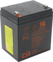 Аккумулятор CSB GP-1245  (12V,  4.5Ah)  для UPS