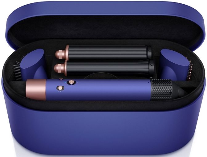 Стайлер Dyson Airwrap HS05 Complete Long Vinca Blue/Rose - UK (не хватает одной насадки и есть следы эксплуатации)