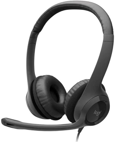 Наушники с микрофоном Logitech Stereo Headset H390