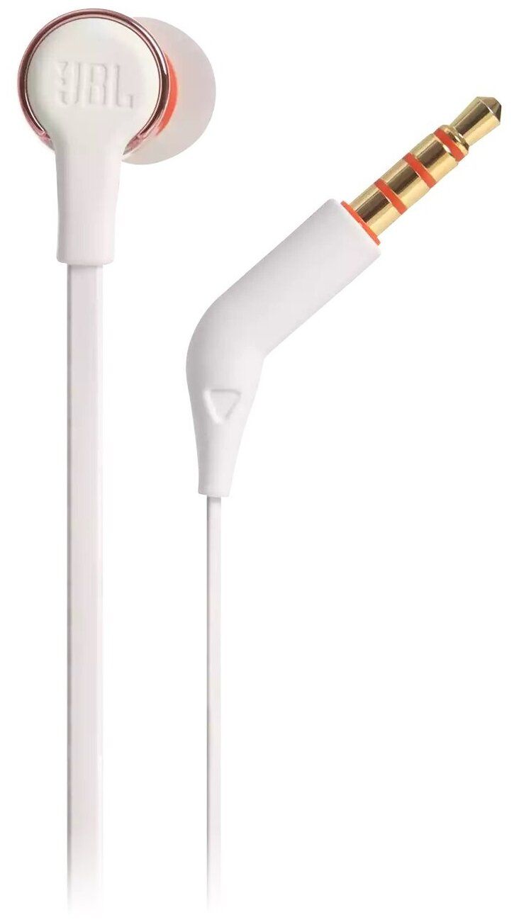 Проводные наушники JBL T210 белый