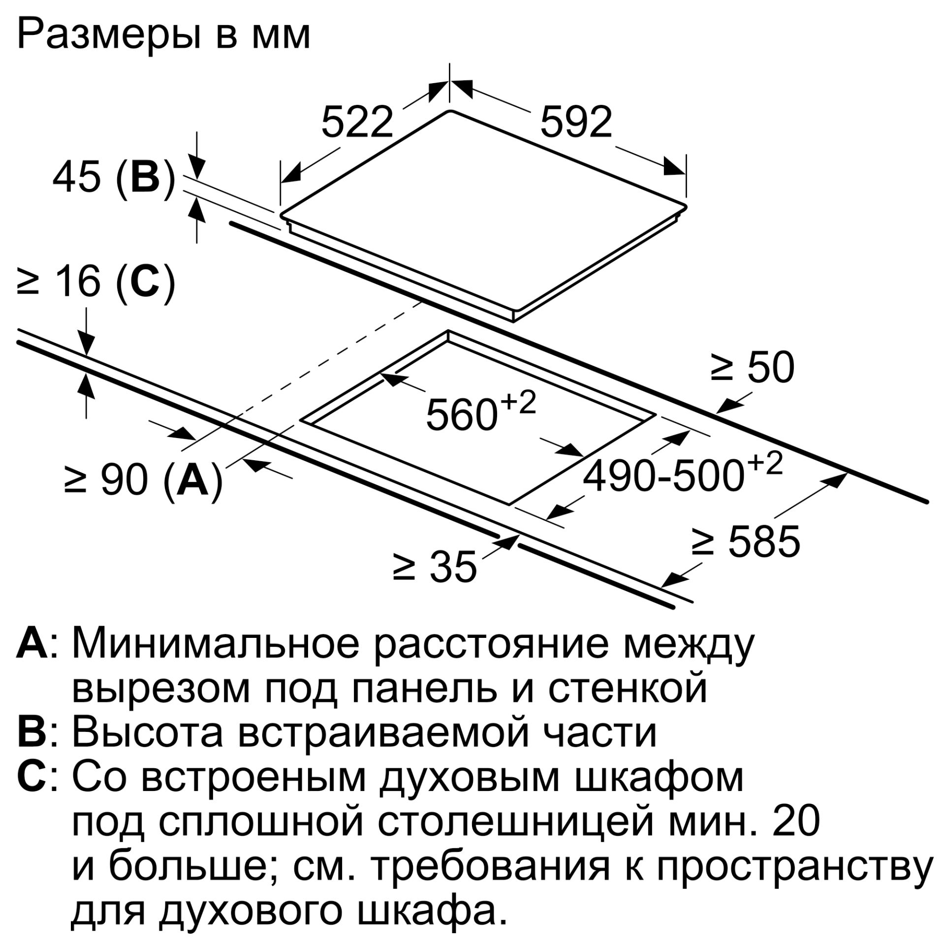 Электрическая варочная поверхность Bosch PKE611BA2E черный