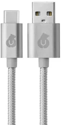 Кабель USB - Type-C uBear Cord 1,2 м, серый