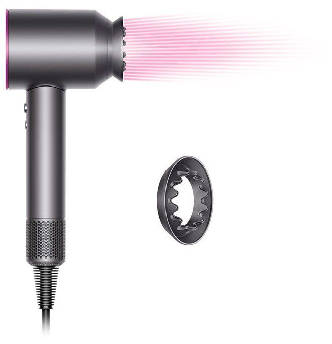 Фен Dyson Supersonic HD07 никель/фуксия