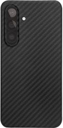 Чехол накладка VLP Kevlar Case MagSafe для Samsung Galaxy S24 Plus черный