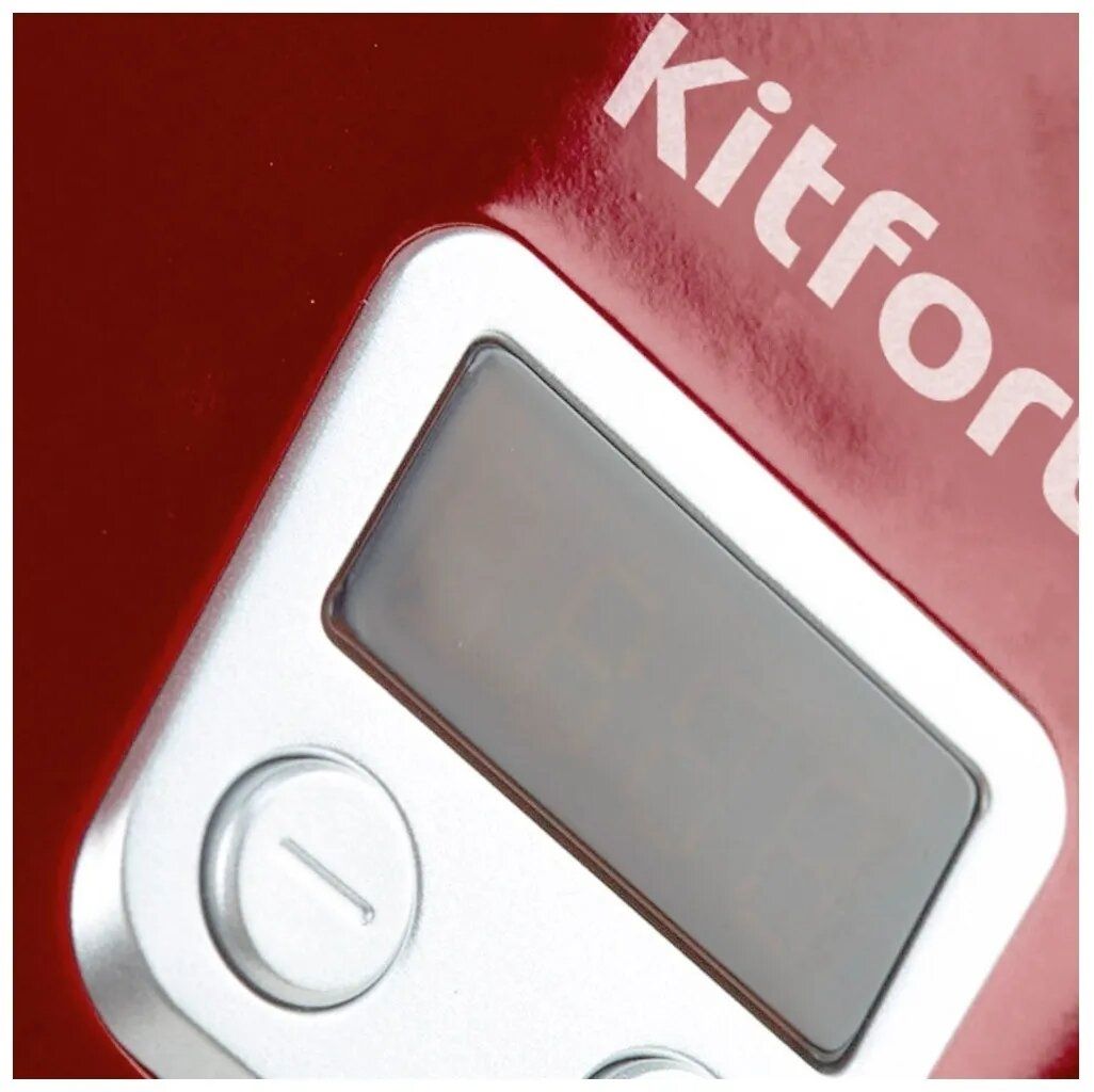 Миксер планетарный Kitfort КТ-1308-1 красный (сломана крышка и насадка, возвратная)